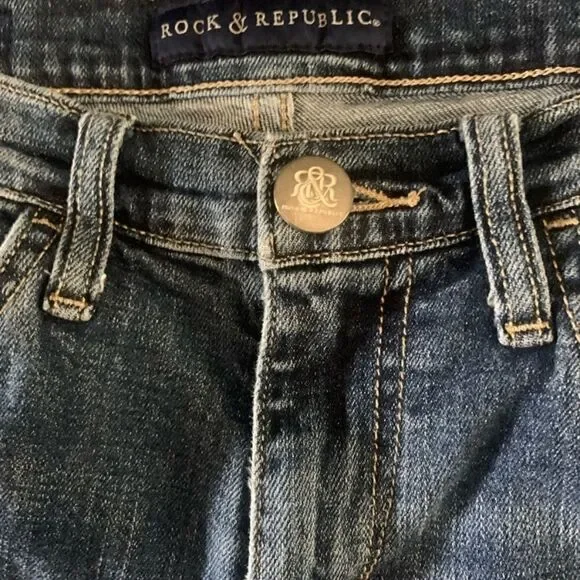 🎄Rock & Republic Berlin Ripped Skinny Jeans - Picture 4 of 12